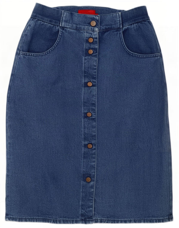 Falda vaquera para mujer Elegant Project IT 46 Large W30 Algodón azul