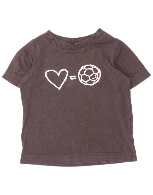 Puma Camiseta gráfica para niña 5-6 años Negro