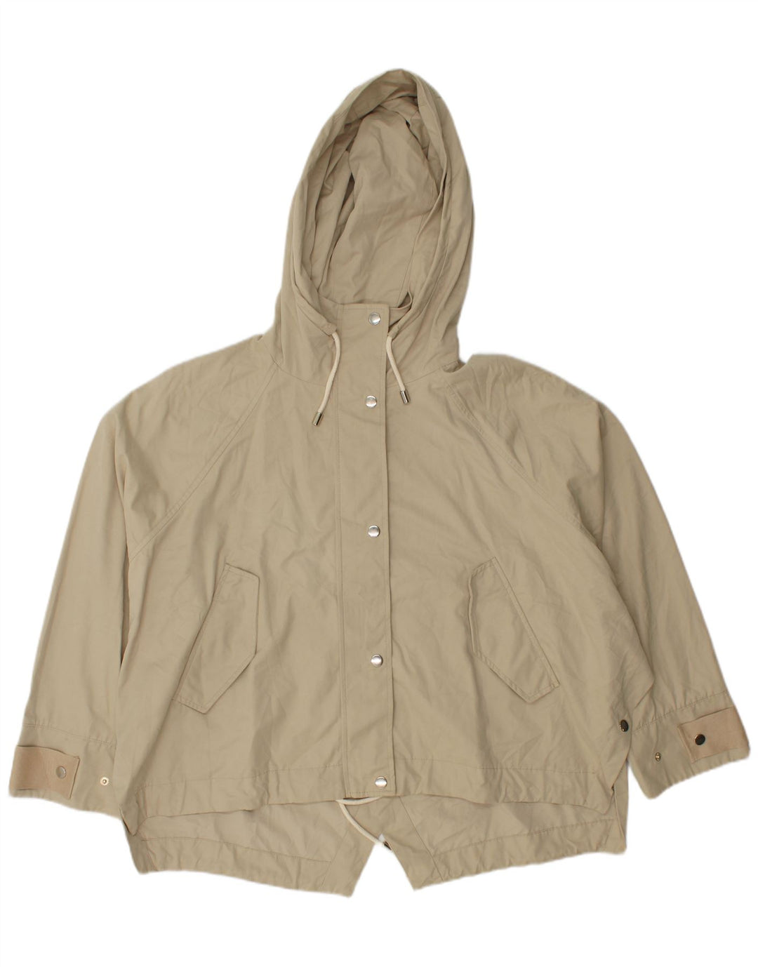Zara Mujer Parka Extragrande Con Capucha UK 46 Large Beige