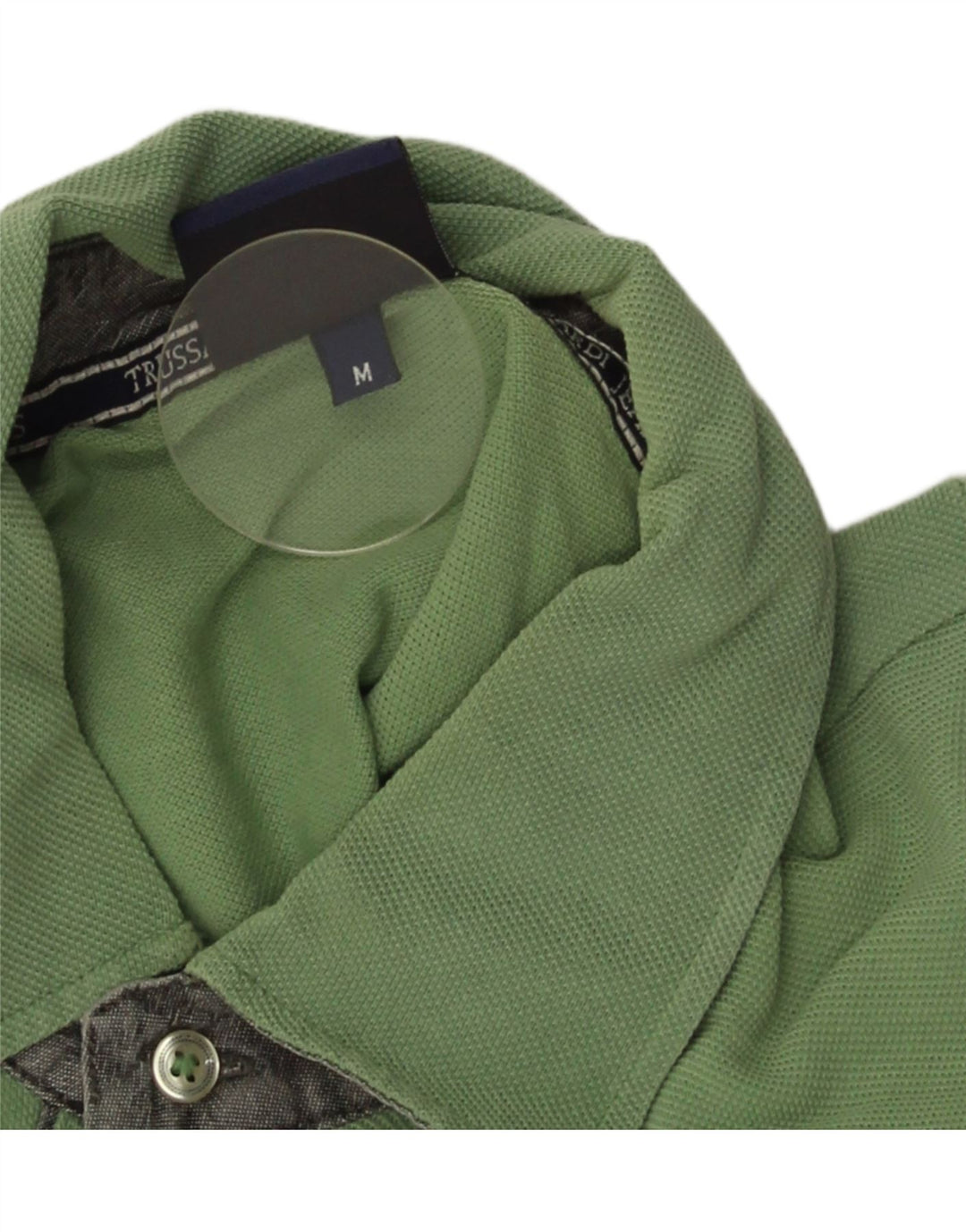 Polo Hombre Trussardi Jeans Algodón Verde Medio
