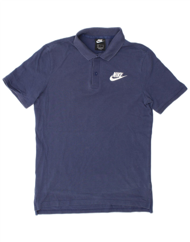 Polo Nike Hombre Pequeño Algodón Azul Marino