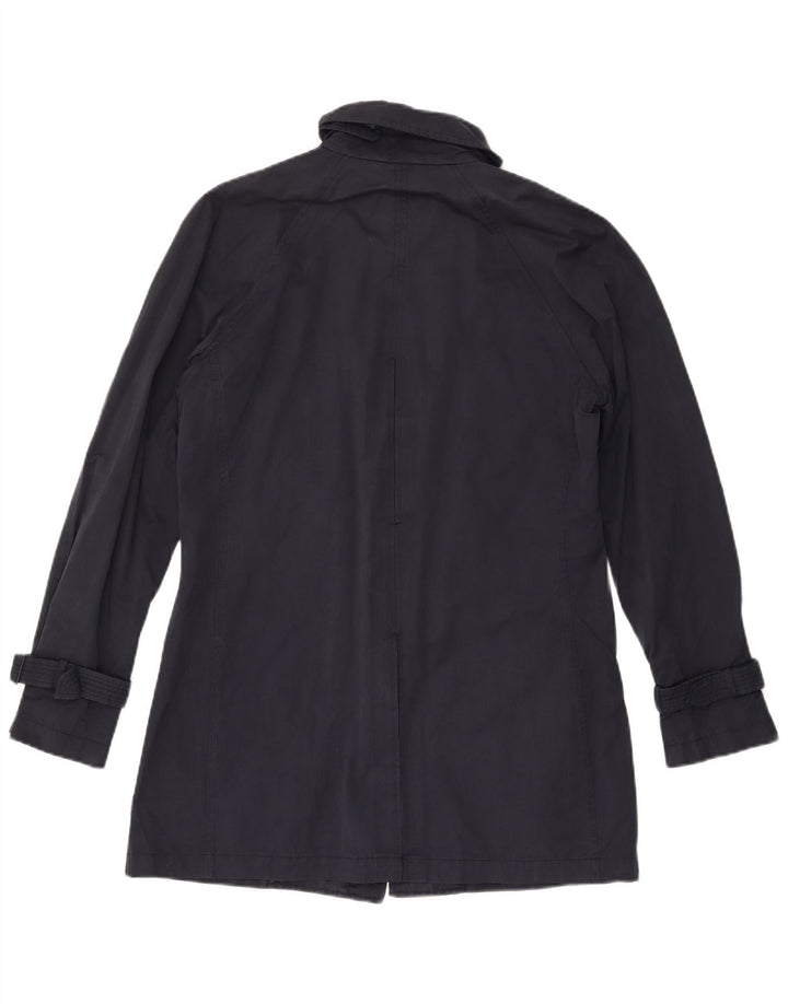 WOOLRICH Gabardina para hombre UK 36 Small Azul marino Algodón