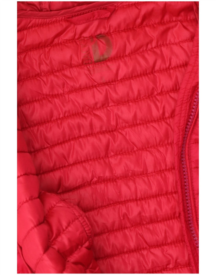 Dack's Chaqueta acolchada con capucha para mujer UK 10 Small Pink
