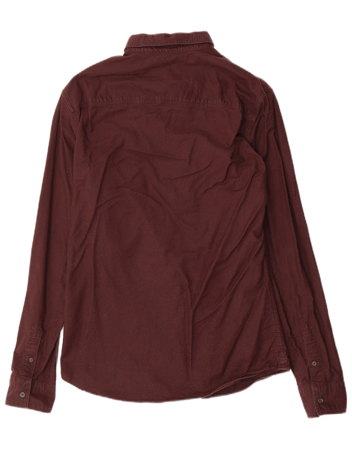 Camisa All Saints Hombre XS Granate Algodón