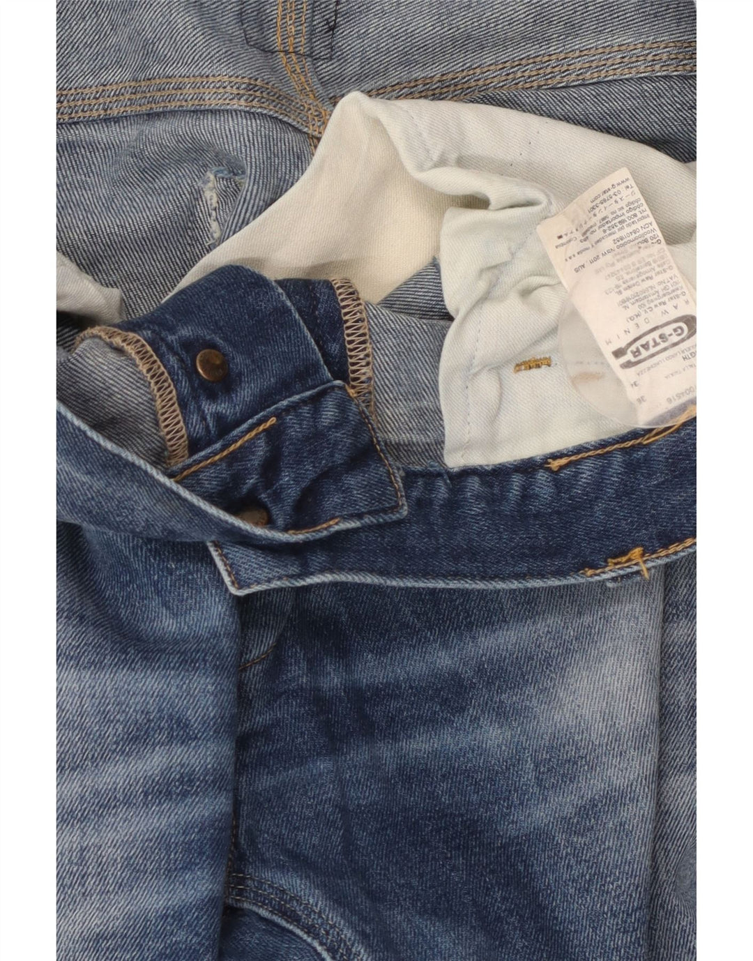 Vaqueros rectos para hombre G-STAR W36 L34 Algodón azul