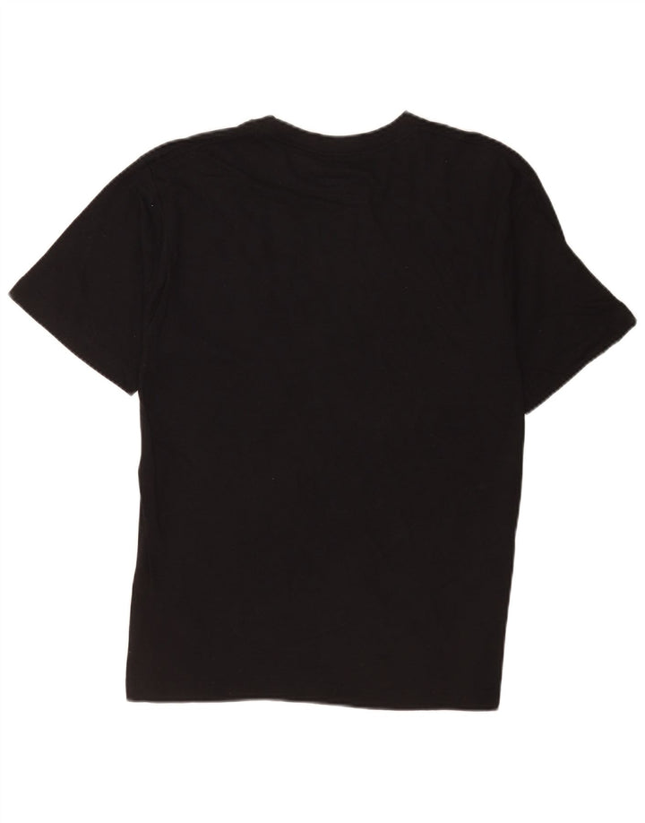 Reebok - Camiseta para hombre, talla grande, algodón negro