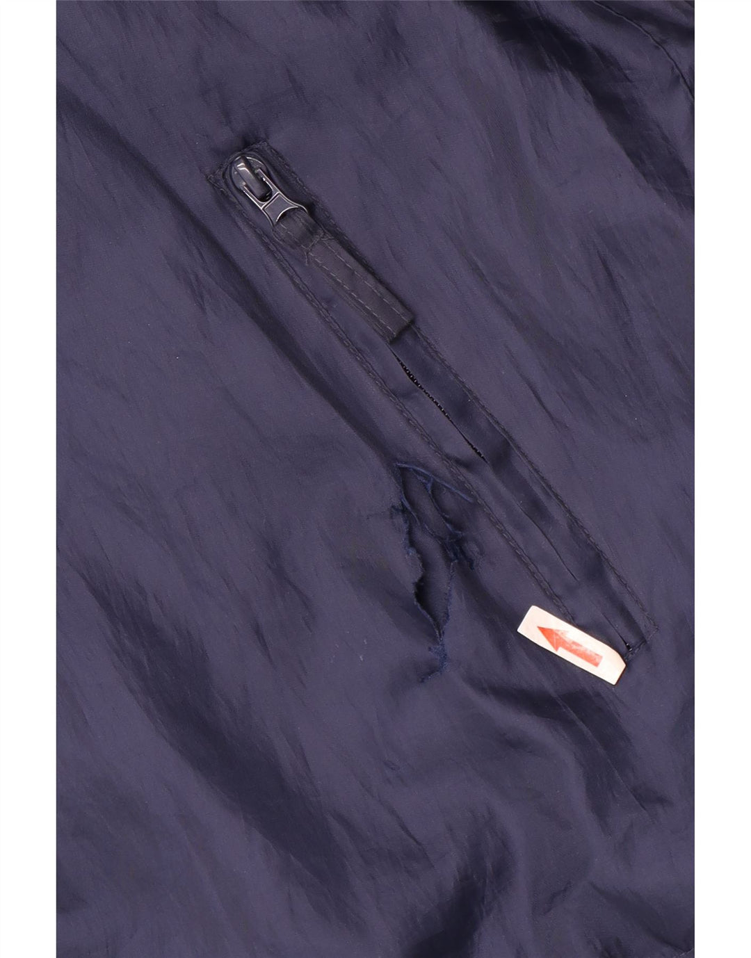 Diadora Chaqueta impermeable holgada para hombre UK 38 Medium Azul marino Poliéster