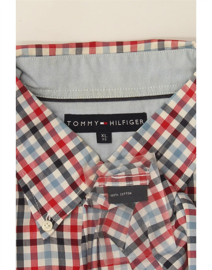 Camisa Tommy Hilfiger Hombre XL Algodón Vichy Multicolor