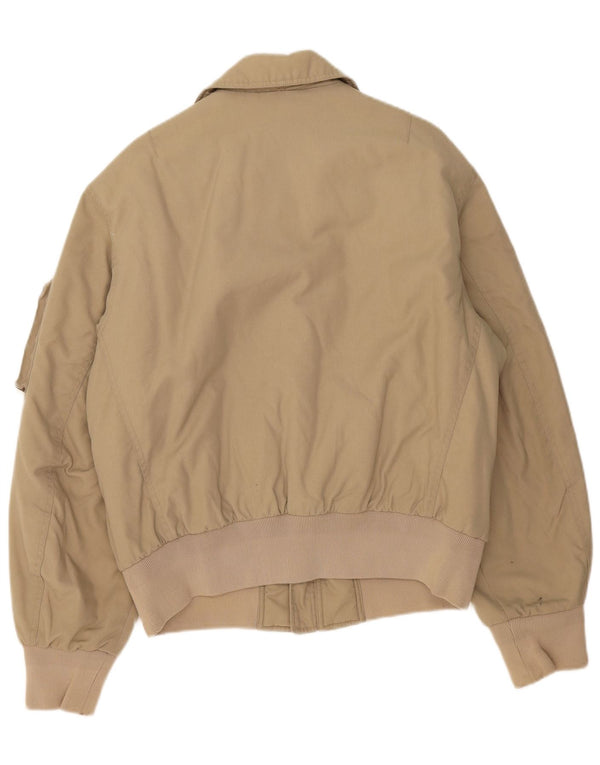GAS Chaqueta Bomber para Hombre UK 40 Large Beige