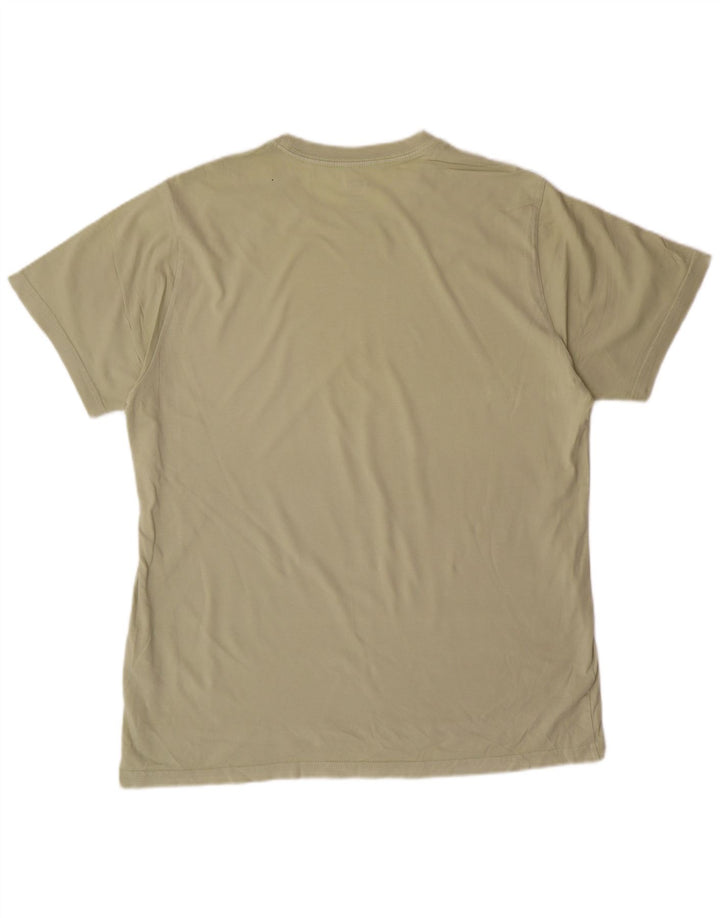 Levi's Camiseta con gráfico de ajuste relajado para hombre Top de algodón caqui medio