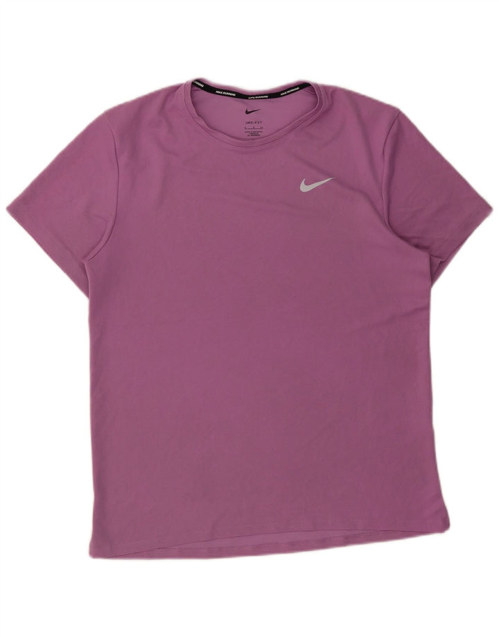 Camiseta Nike Dri Fit para hombre Top Small Púrpura Poliéster