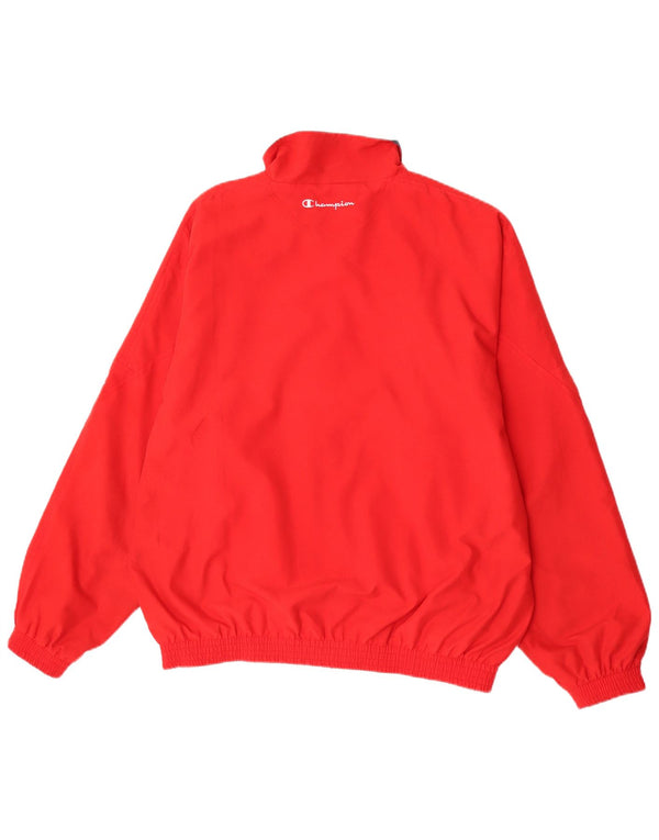 Champion Chaqueta de chándal para hombre XL Poliéster color block rojo