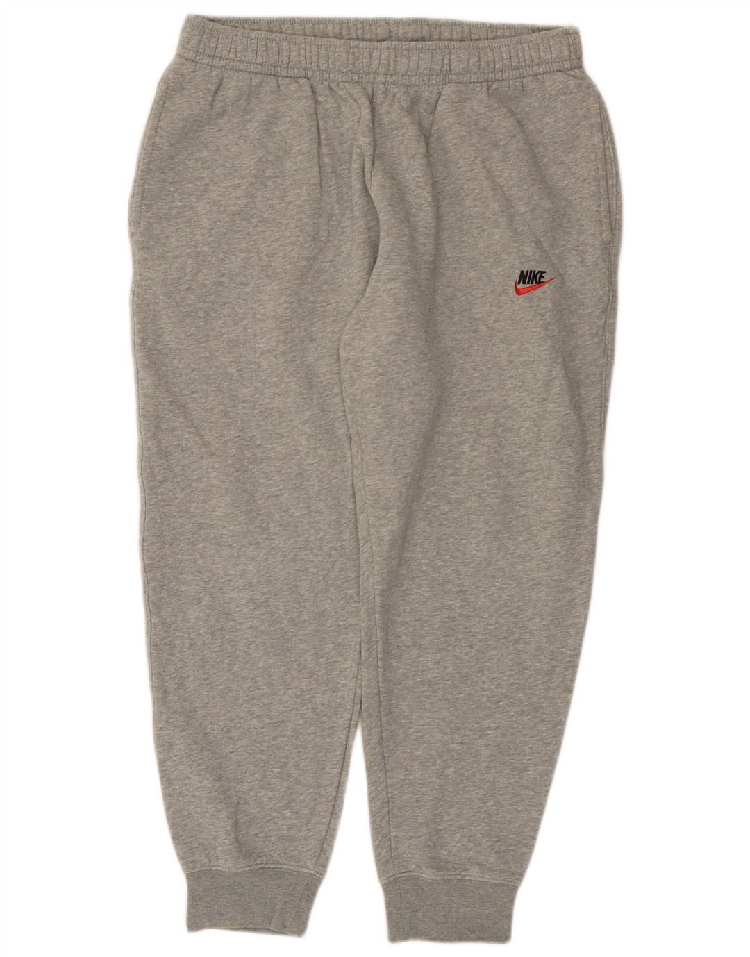 NIKE Hombre Pantalones de Chándal Joggers Large Gris Algodón