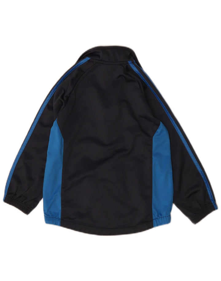 Adidas - Chaqueta de chándal para niño, 5-6 años, color negro
