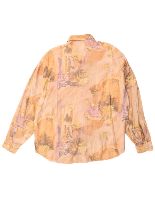 Criver Camisa Gráfica Para Hombre Viscosa Beige Grande