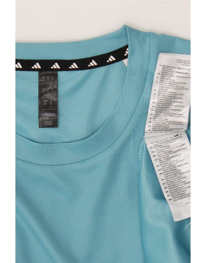 Adidas Hombre Camiseta Top Small Azul Poliéster