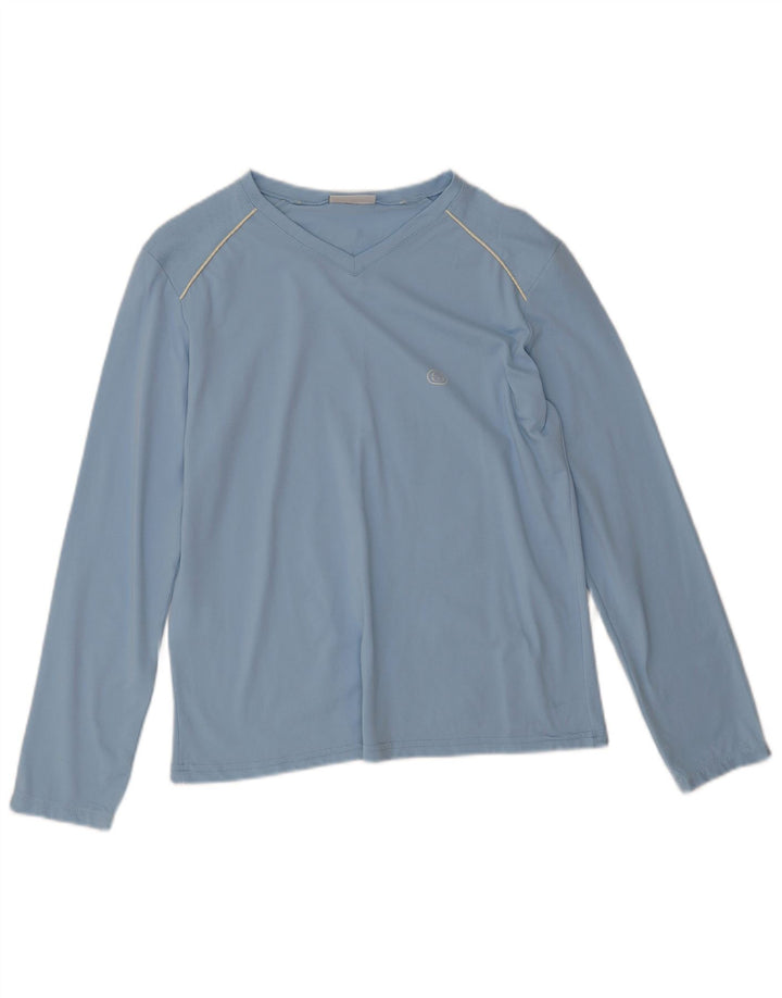Sergio Tacchini Top Mujer Manga Larga IT 48 XL Poliamida Azul