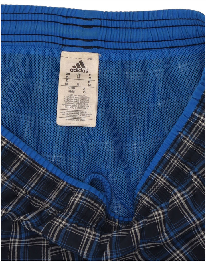 Adidas - Pantalones cortos deportivos para hombre, tamaño mediano, azul marino, poliéster
