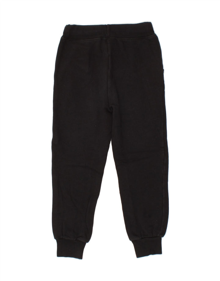 PYREX Boys Graphic Tracksuit Trousers Joggers 7-8 Years Small Black Cotton Vintage Pyrex and Second-Hand Pyrex from Messina Hembry 