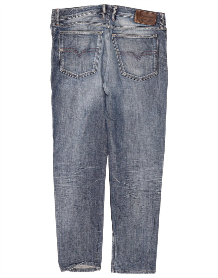 Diesel Vaqueros Rectos Hombre W36 L31 Algodón Azul