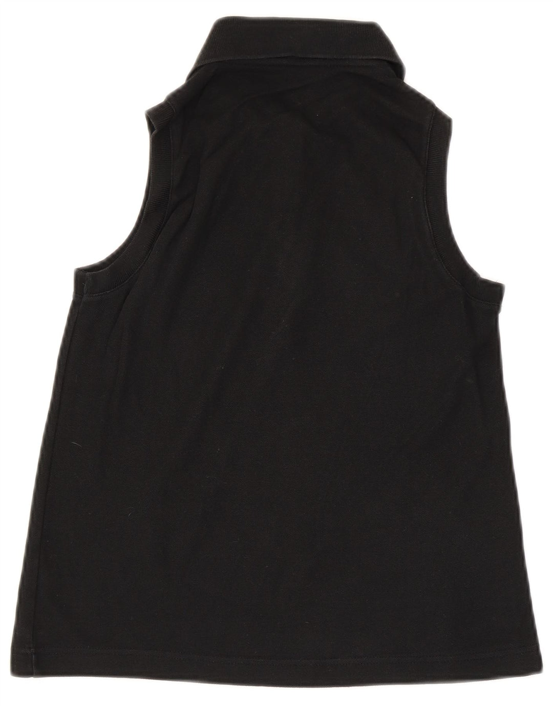 Fila Polo Sin Mangas Mujer IT 42 Algodón Negro Mediano
