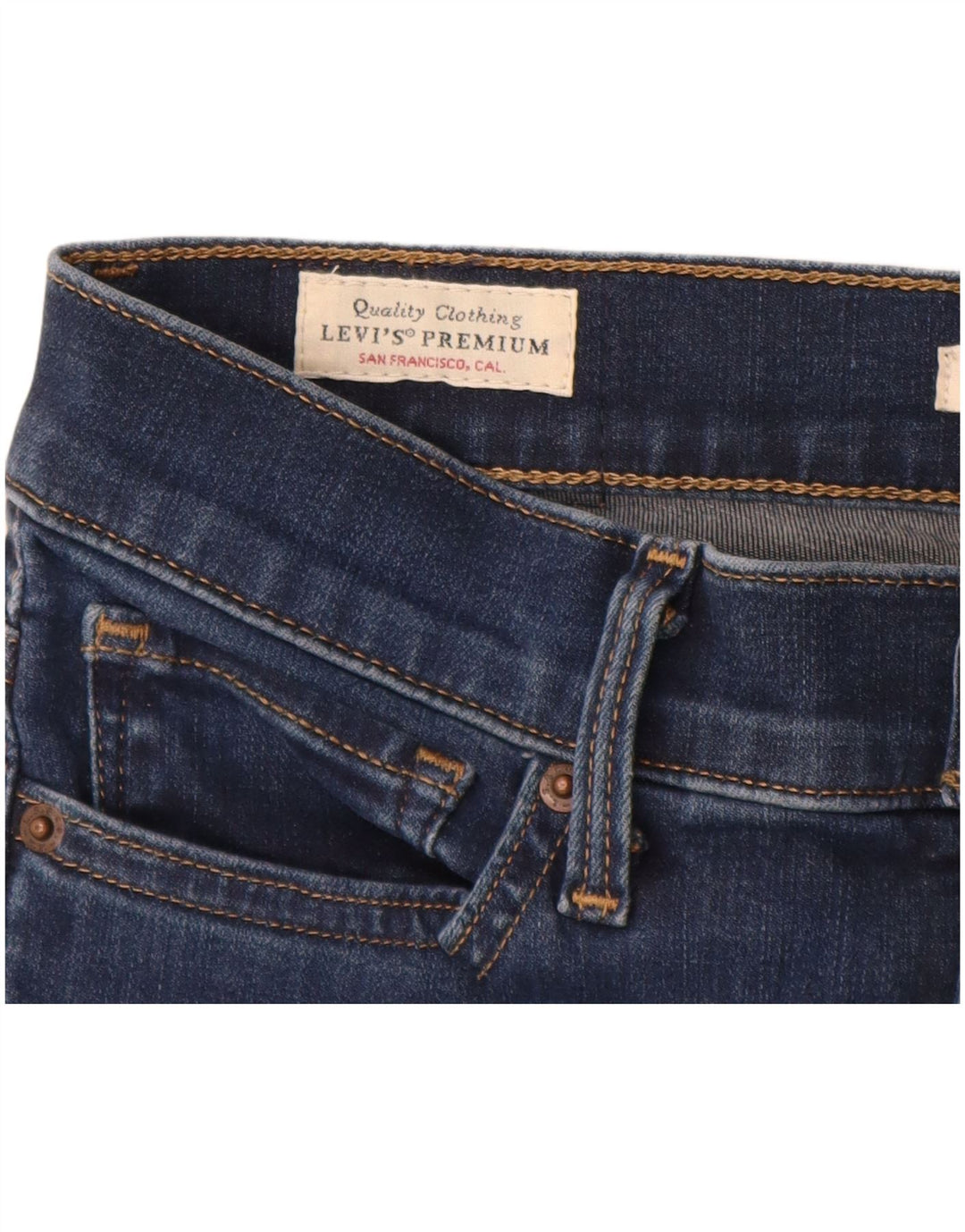 LEVI'S Vaqueros pitillo para mujer W27 L30 Algodón azul