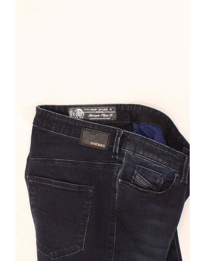 DIESEL Womens Flare Bootcut Jeans W27 L29 Navy Blue Cotton Vintage Diesel and Second-Hand Diesel from Messina Hembry 