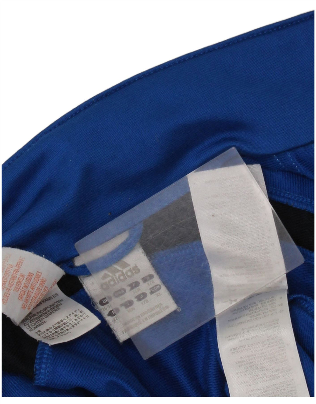 ADIDAS Chaqueta de chándal para niño 15-16 años Azul Poliéster color block