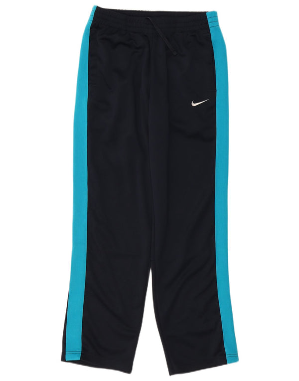 Nike Womens Tracksuit Trousers UK 10 Small Black Colourblock Polyester