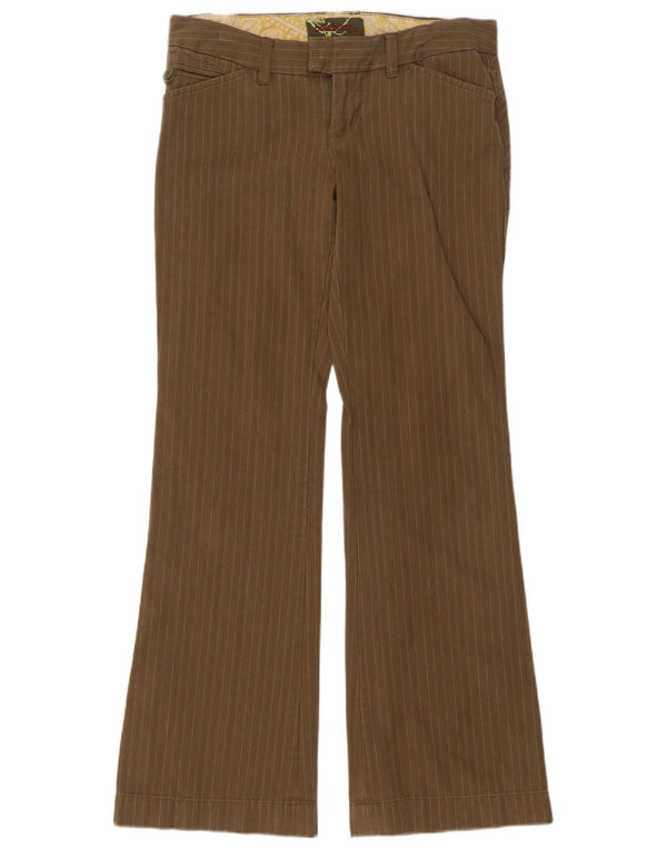 Billabong Pantalones casuales para mujer US 7 Medium W32 L32 Caqui Pinstripe