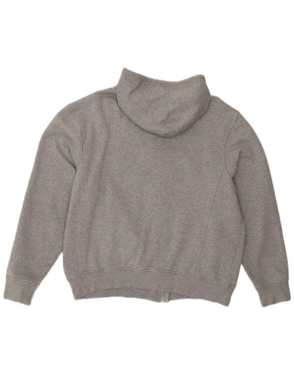 Fila Sudadera con capucha y cremallera gráfica para mujer UK 20 2XL Algodón gris