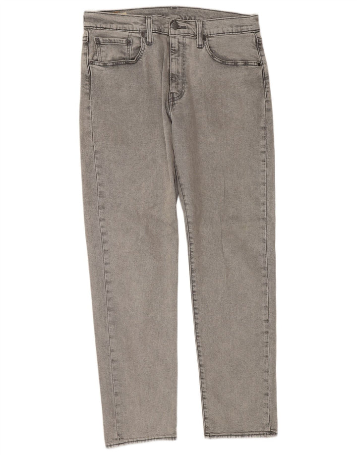 Vaqueros Levi's 502 Tapered para hombre W33 L32 Algodón gris