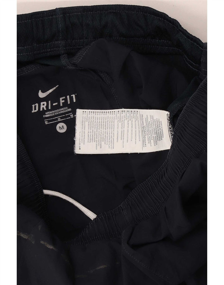 Pantalones cortos deportivos Nike Dri Fit para hombre Poliéster azul marino mediano