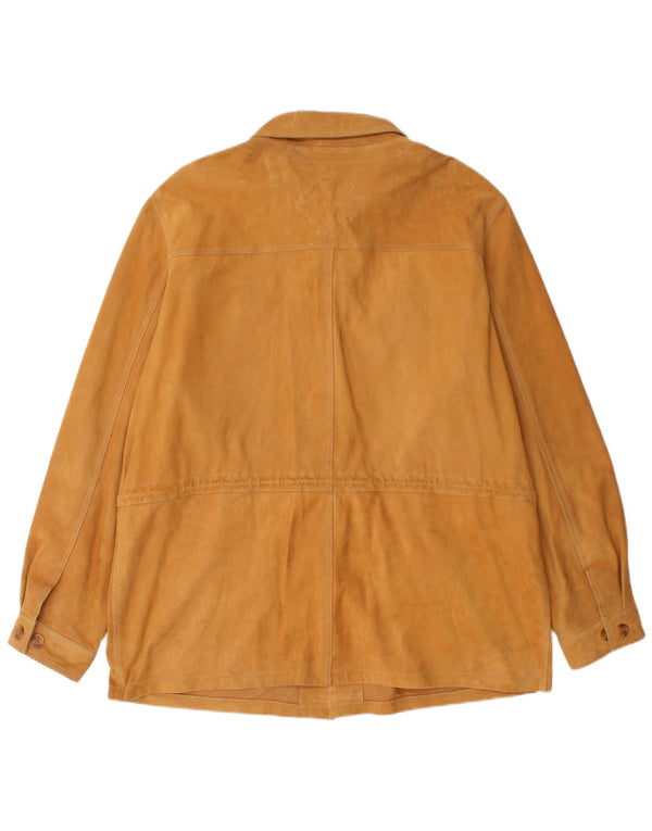 WALBUSCH Chaqueta de ante para hombre UK 42 XL Cuero marrón