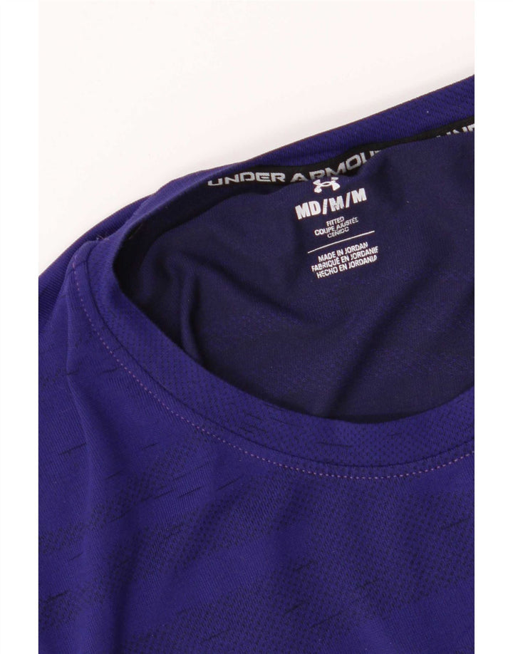 Camiseta Under Armour Hombre Top Medium Azul Marino Rayas