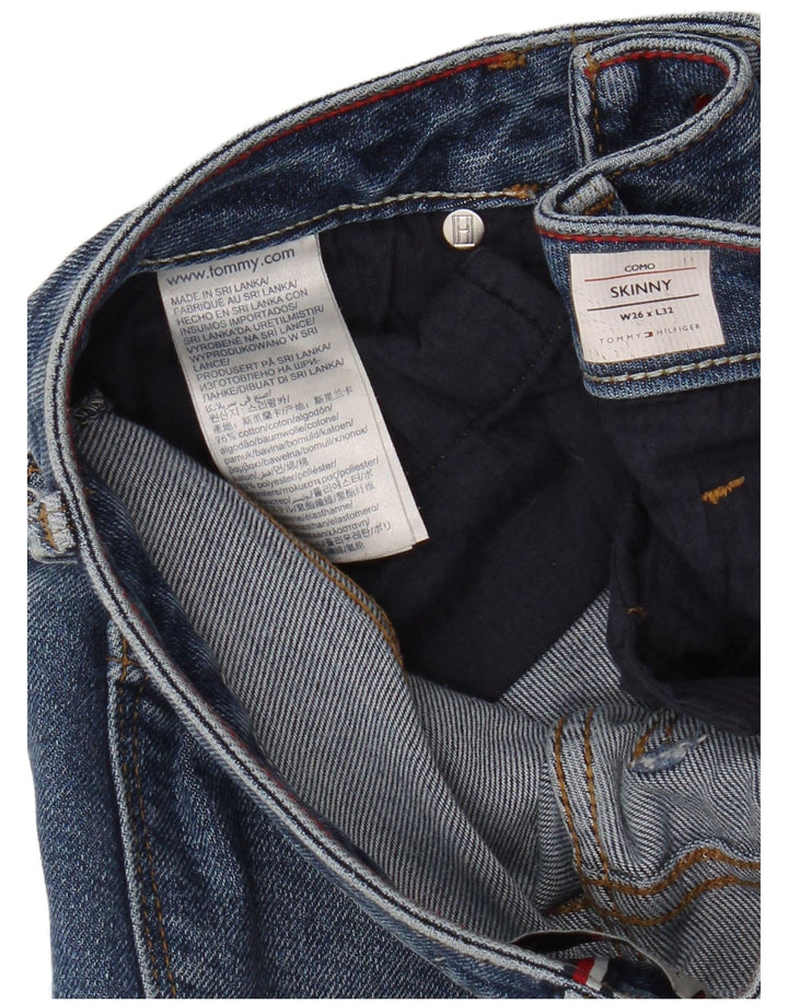 TOMMY HILFIGER Vaqueros pitillo Como para mujer W26 L32 Algodón azul