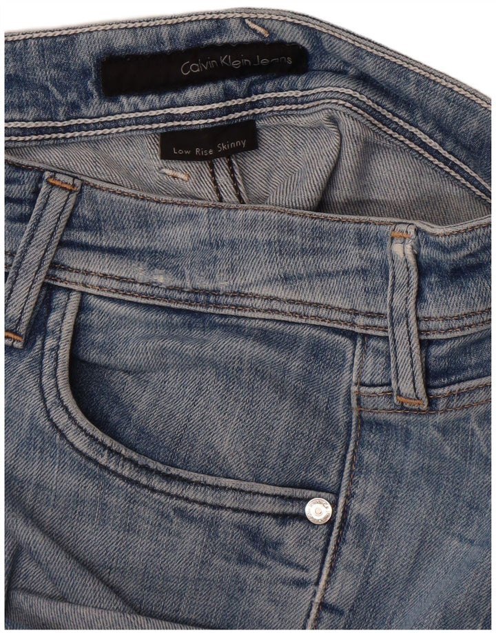 Vaqueros pitillo para mujer Calvin Klein W30 L26 azul