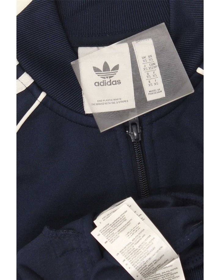 Adidas Hombre Chándal Top Chaqueta XS Azul Marino Poliéster