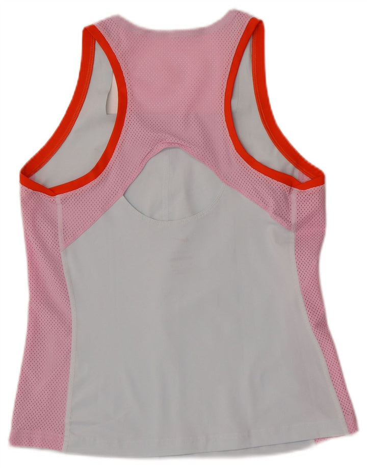 Nike - Camiseta sin mangas Dri Fit Slim para mujer, talla 40, color azul medio