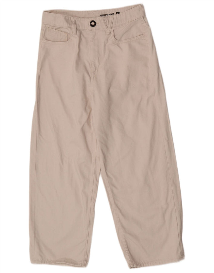 Vaqueros recortados para hombre Volcom W30 L25 Algodón blanco