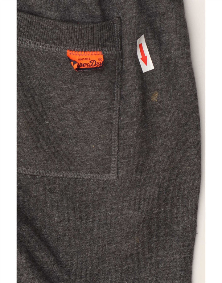 Superdry Shorts deportivos con gráficos para hombre de algodón gris pequeño