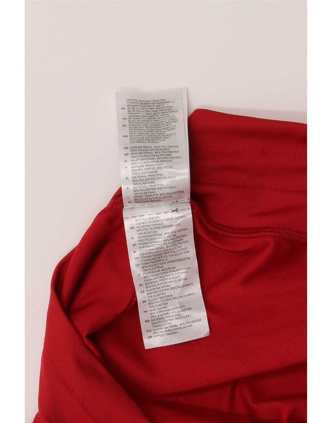 Adidas - Pantalones de chándal para mujer, talla 16/18, talla grande, color rojo, poliéster