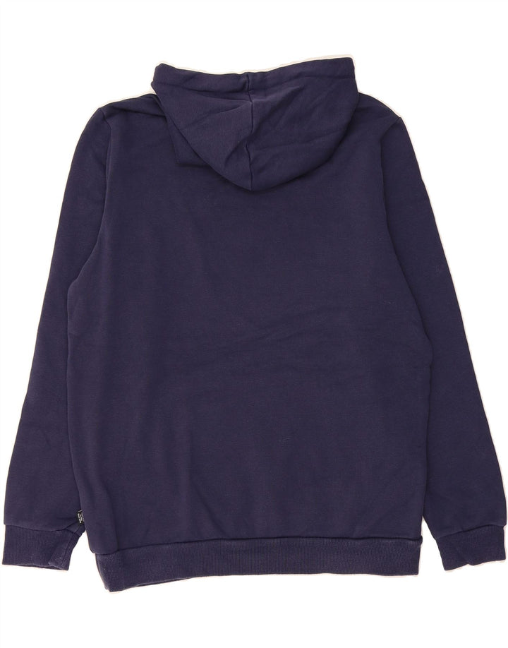 PUMA Mens Hoodie Jumper Medium Navy Blue Cotton Vintage Puma and Second-Hand Puma from Messina Hembry 