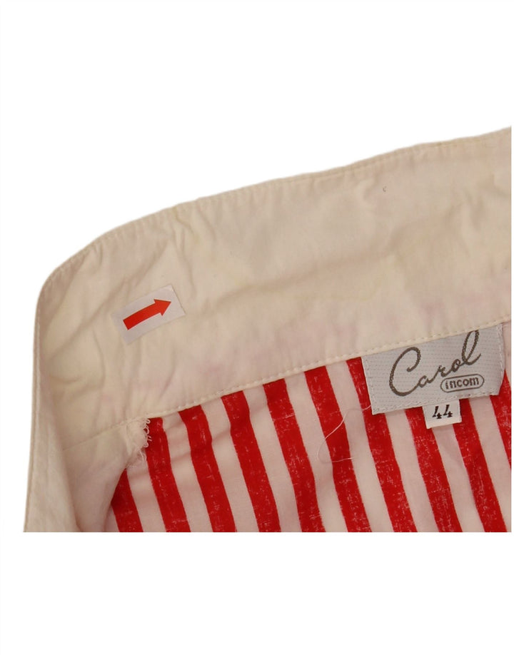 Vestido camisero sin mangas para mujer Incom IT 44 Medium Red Stripes