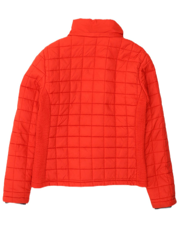 Superdry Chaqueta acolchada para mujer UK 44 Large Nylon rojo