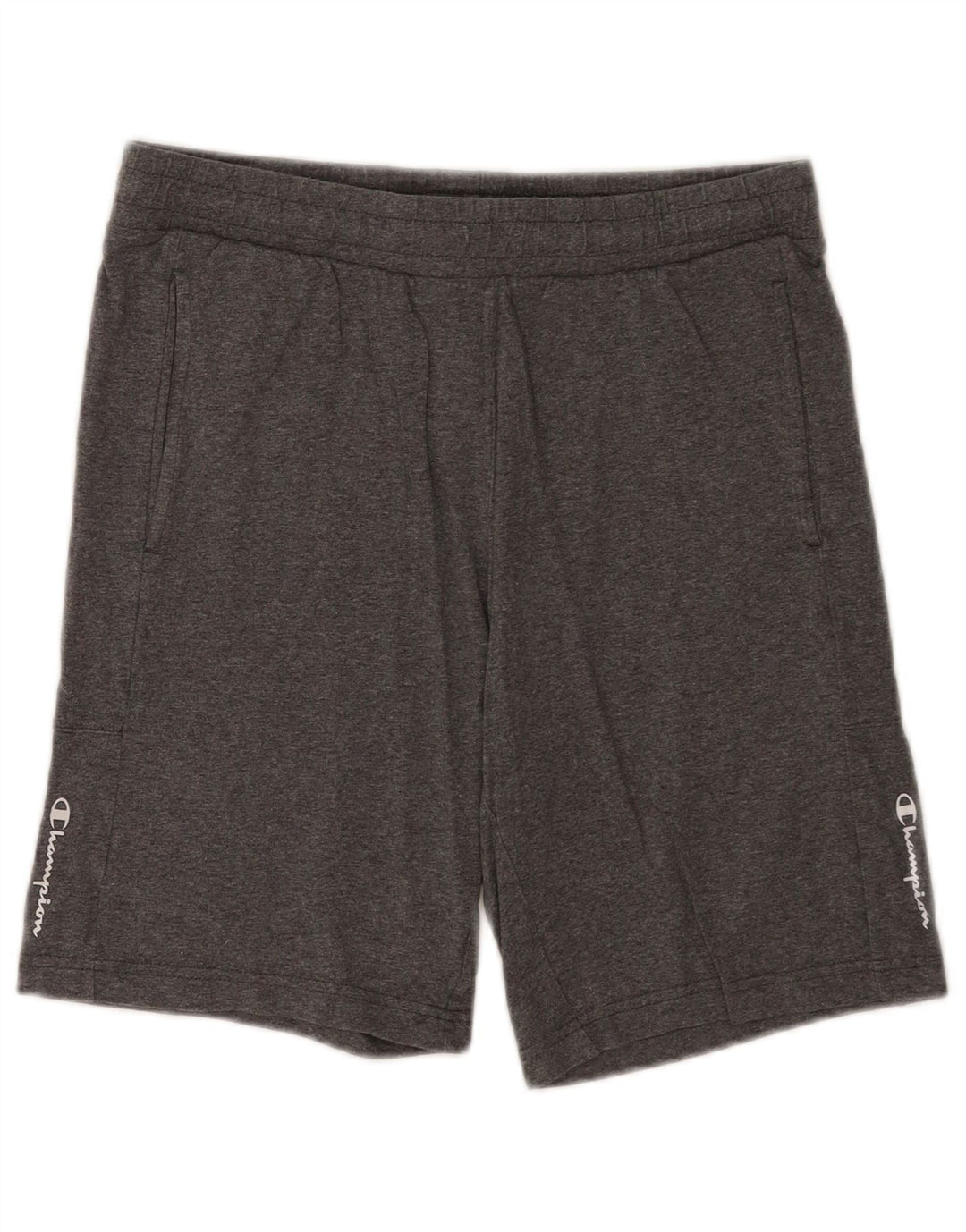 Champion Pantalón Corto Deportivo Para Hombre Pequeño Algodón Gris