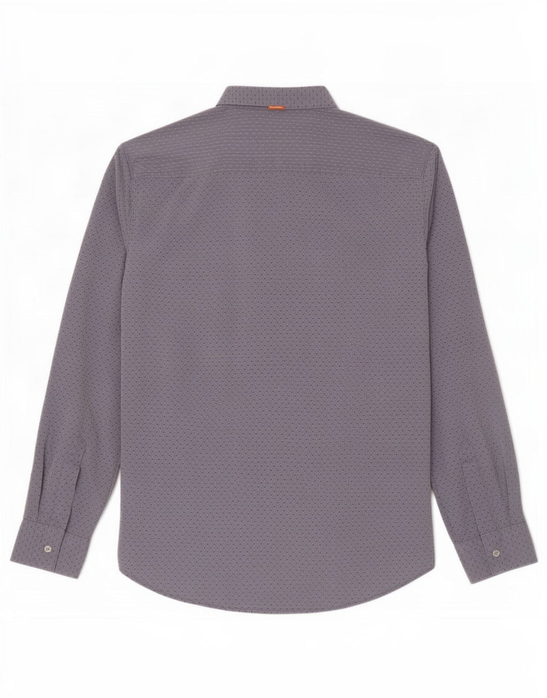 Camisa Hugo Boss Hombre Grande Algodón Manchado Gris
