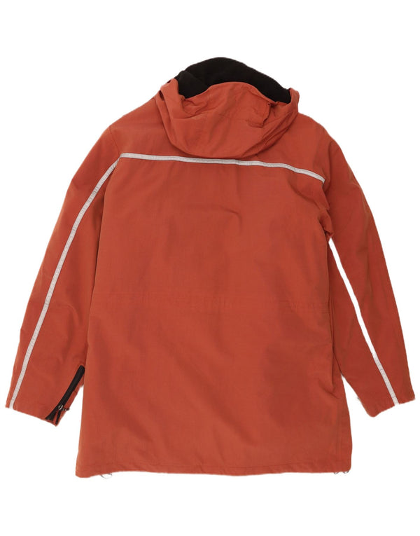 Tucano Urbano Mens Hooded Parka Jacket UK 42 XL Orange Nylon