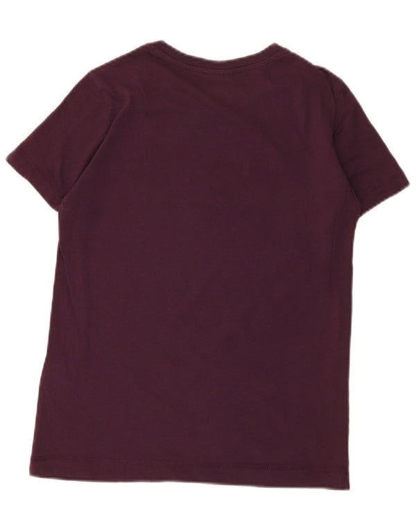 Champion Camiseta gráfica para mujer Top UK 6 XS Algodón morado