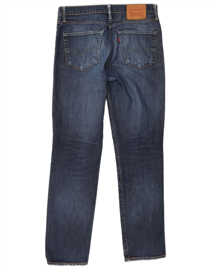 Levi's Hombre 511 Slim Jeans W32 L32 Algodón Azul Marino